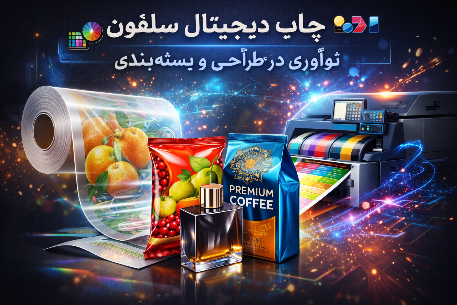 چاپ دیجیتال سلفون نوآوری در طراحی و بسته‌بندی