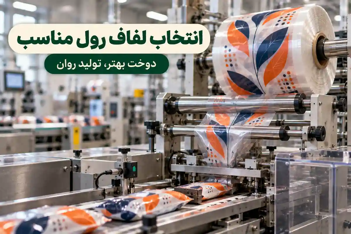 انتخاب لفاف رول دستگاه بستهبندی