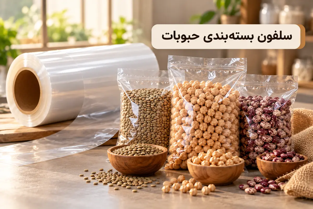 خرید سلفون بسته بندی حبوبات