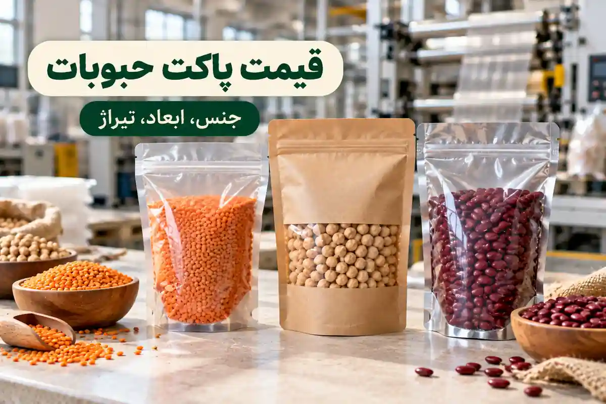 قیمت پاکت بسته بندی حبوبات
