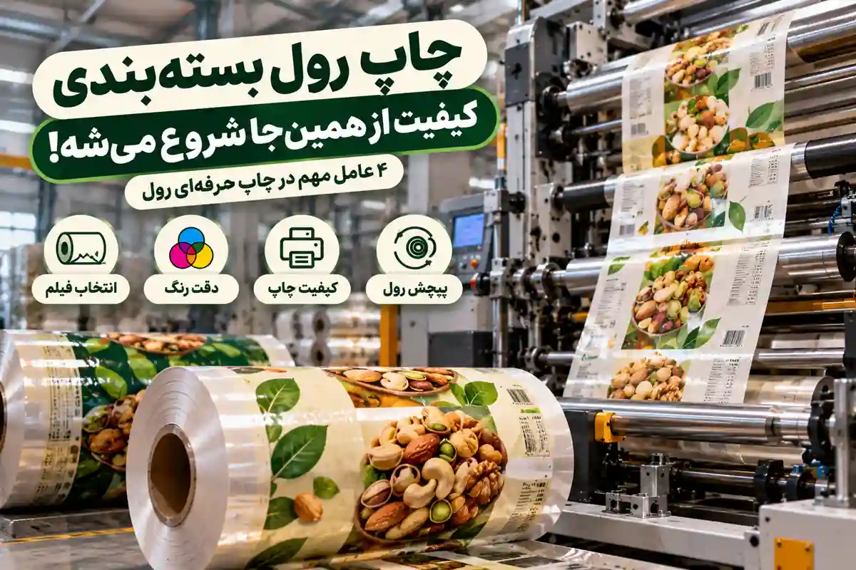 چاپ رول بسته بندی