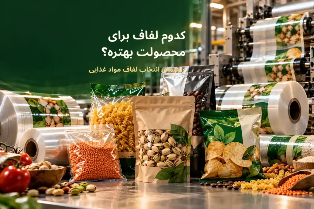 انتخاب لفاف بسته بندی مواد غذایی
