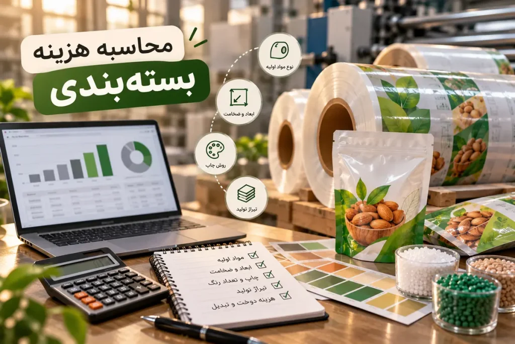 هزینه بسته بندی هر محصول